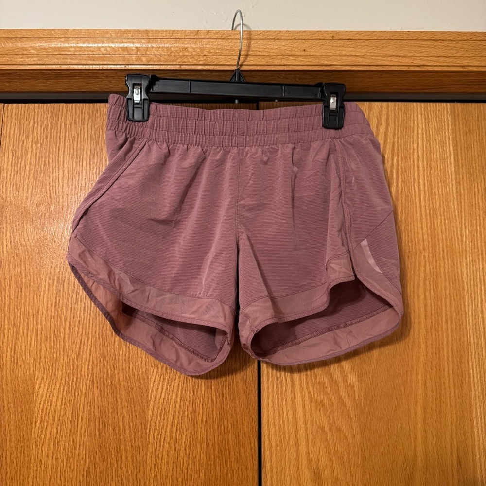 Women's Mauve pink Athleta shorts Shorts mesh racer run shorts 4” - Picture 5 of 8